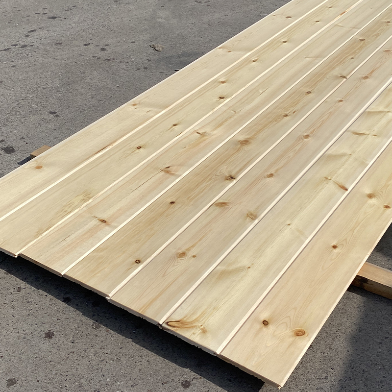 Panel ścienny Pine na pióro i wpust